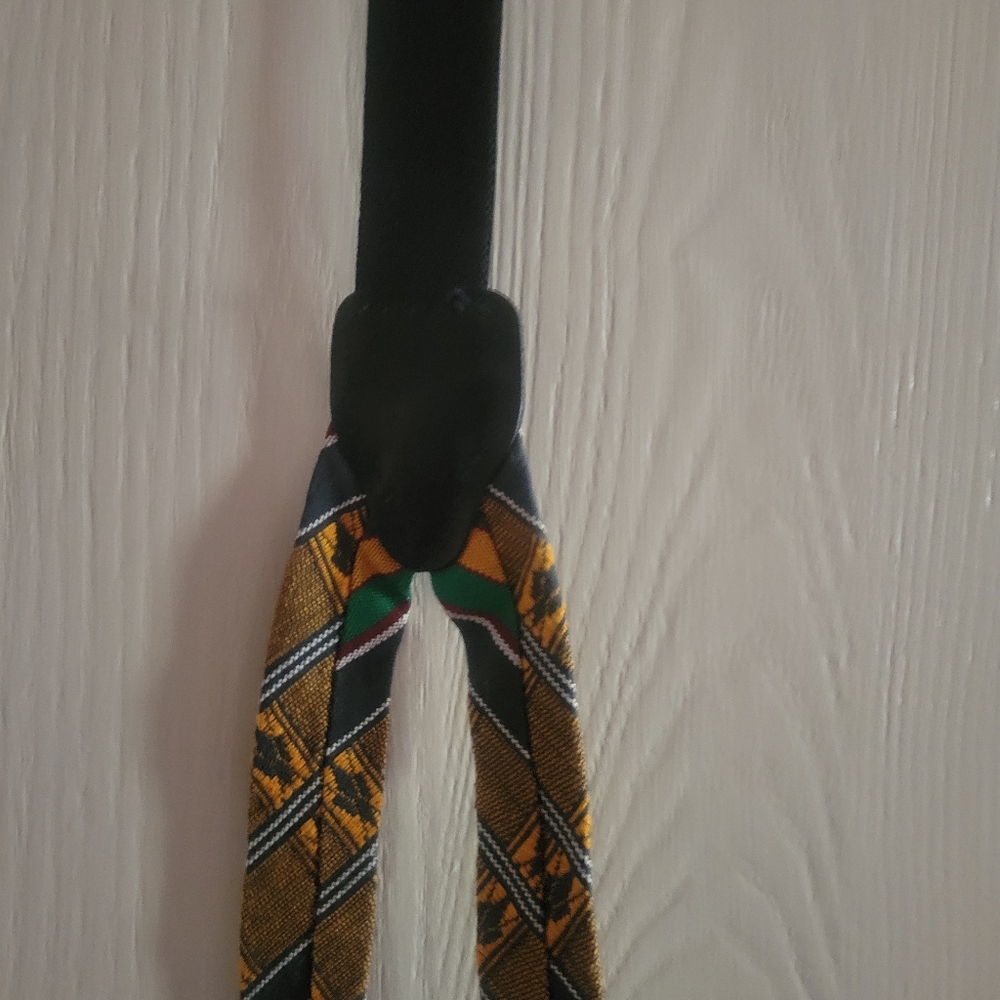 Pelican Suspenders Colorful Stripes Black & Gold Trim - Picture 10 of 10